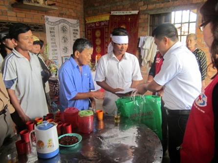PVFCCo Central hỗ trợ vụ tai nạn giao thông tại huyện Núi Thành ngày 21/7