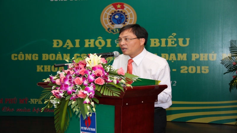 Công đoàn CSTV nhà máy Đạm Phú Mỹ tổ chức thành công đại hội công đoàn lần thứ IV, nhiệm kì 2012 – 2015
