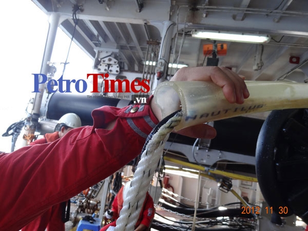 Hành động gây hấn mới của Trung Quốc ở biển Đông: Tàu cá Trung Quốc gây đứt cáp tàu Bình Minh 02