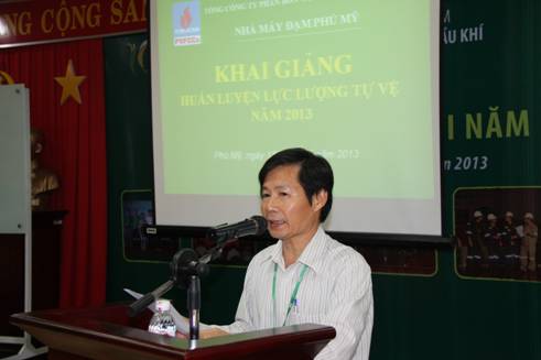 Trung đội tự vệ Nhà máy Đạm Phú Mỹ tổ chức huấn luyện lực lượng tự vệ năm 2013 (13-17/05/2013)