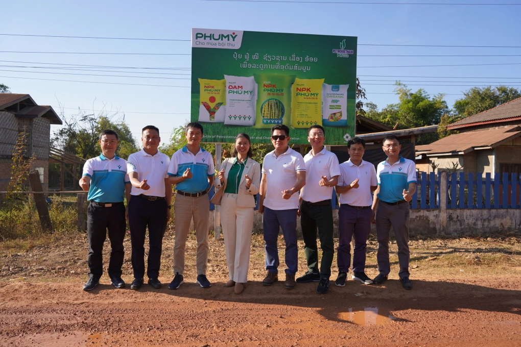 Phú Mỹ đồng hành phát triển nông nghiệp bền vững tại Lào