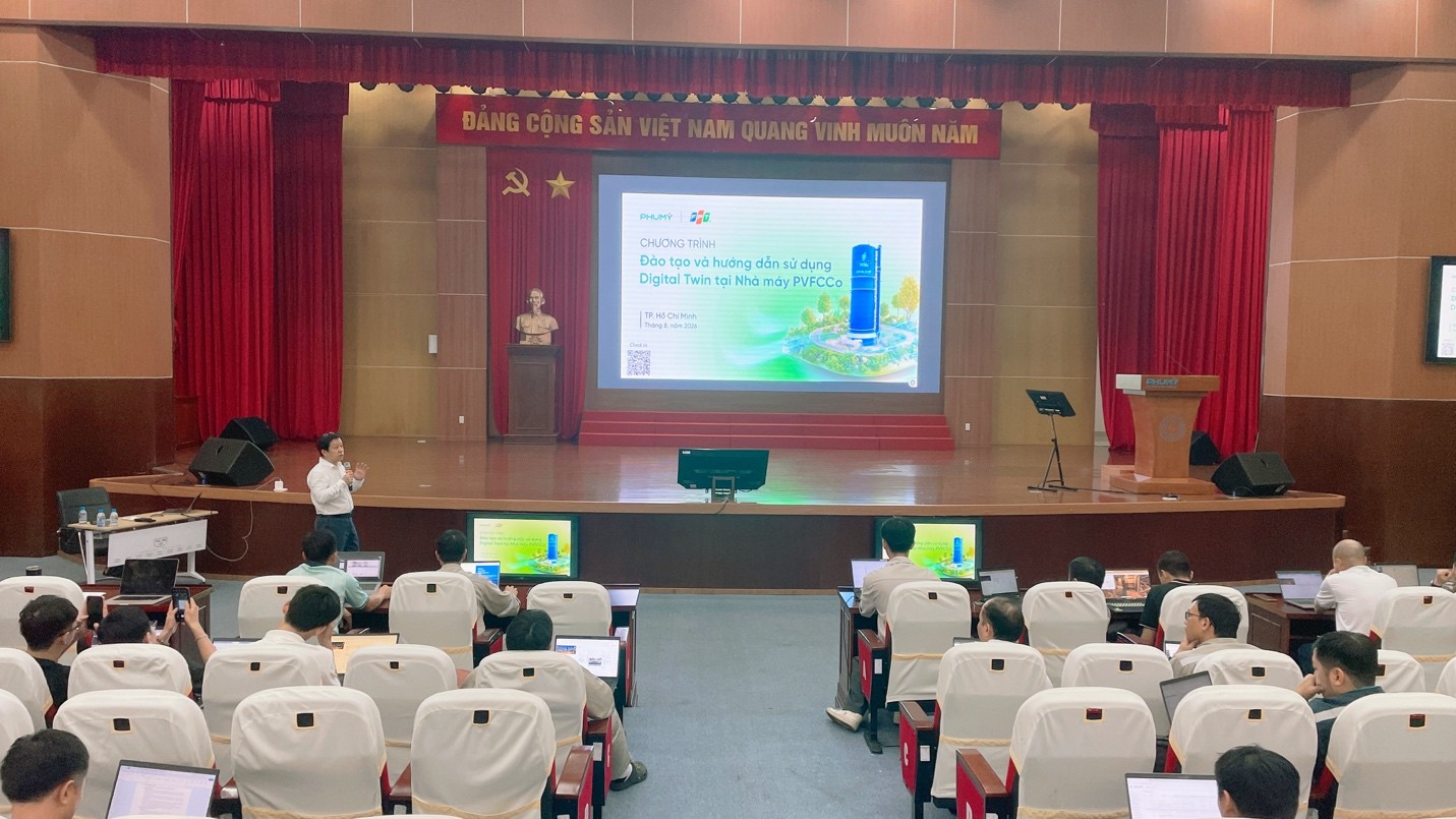 FPT và PVFCCo-Phú Mỹ hoàn thành triển khai Digital Twin tại Nhà máy Đạm Phú Mỹ