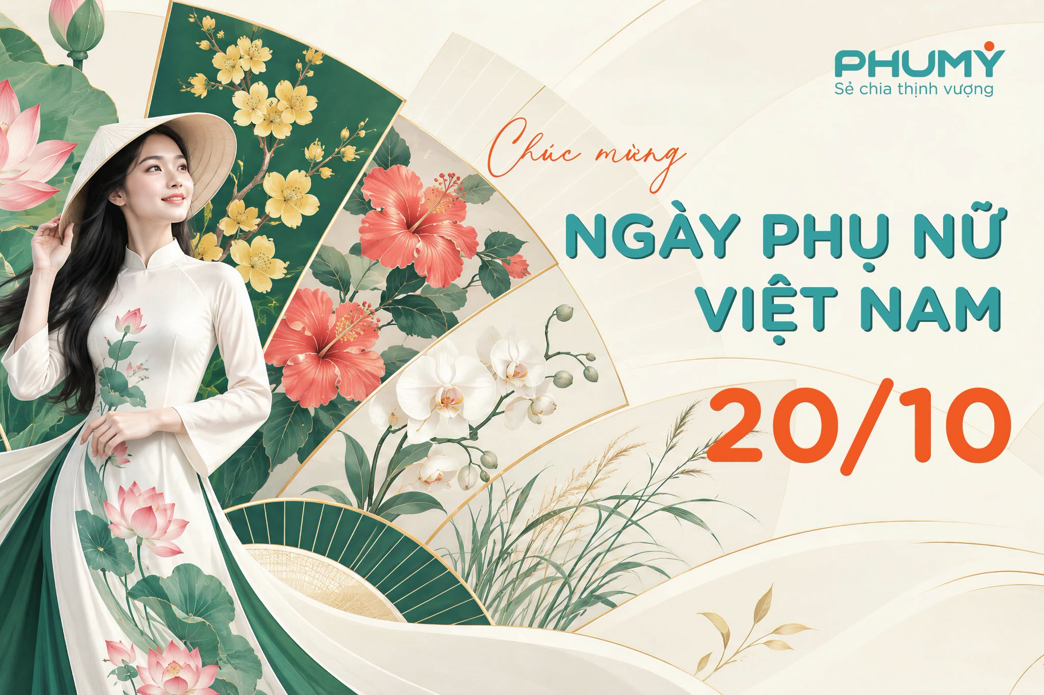 Thư chúc mừng ngày Phụ nữ Việt Nam 20/10